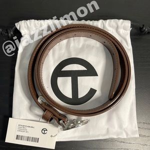 Authentic Telfar Chocolate Belt Size Large